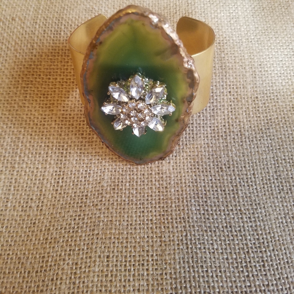 Geode Cuff Bracelet - image 1